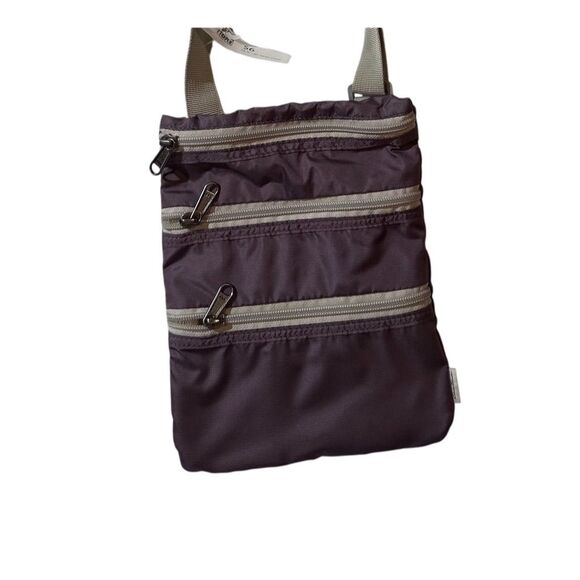 Eddie Bauer Handbags - Eddie Bauer Unisex Purple Crossbody Travel Bag Adjustable Strap